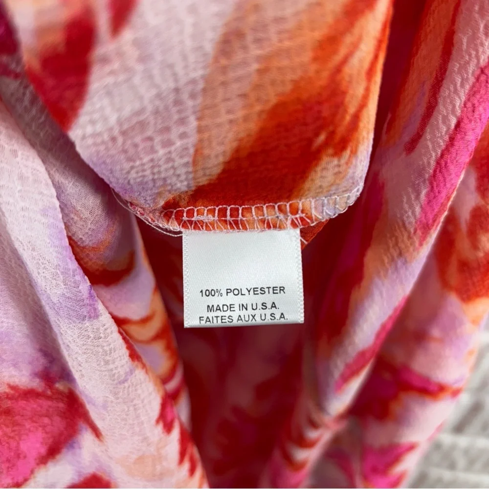 Misa Los Angeles Rumi Dress Floral One Shoulder Medium Maldive Marble - Picture 7 of 7